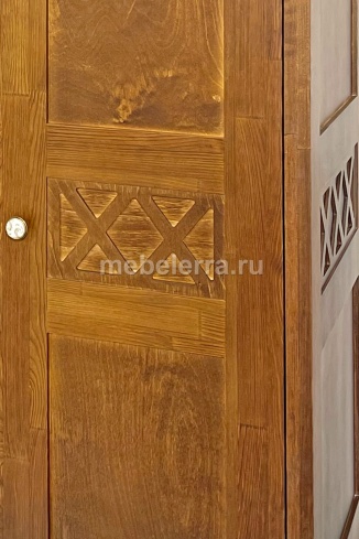 Здесь изображено Шкаф Dubrava 2-х ств. из массива бука - интернет-магазин Мебельерра